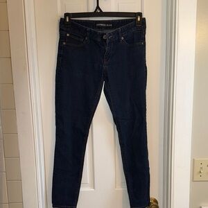 Express Women's Deep Indigo Skinny Jeans